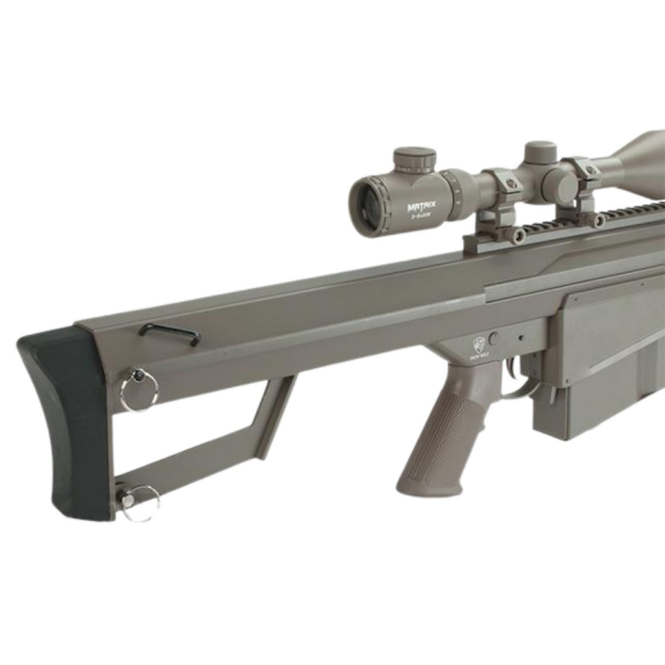 BARRETT Lisanslı M82A1 DE Long AEG Airsoft Sniper Rifle DARK EARTH 6mmProShop