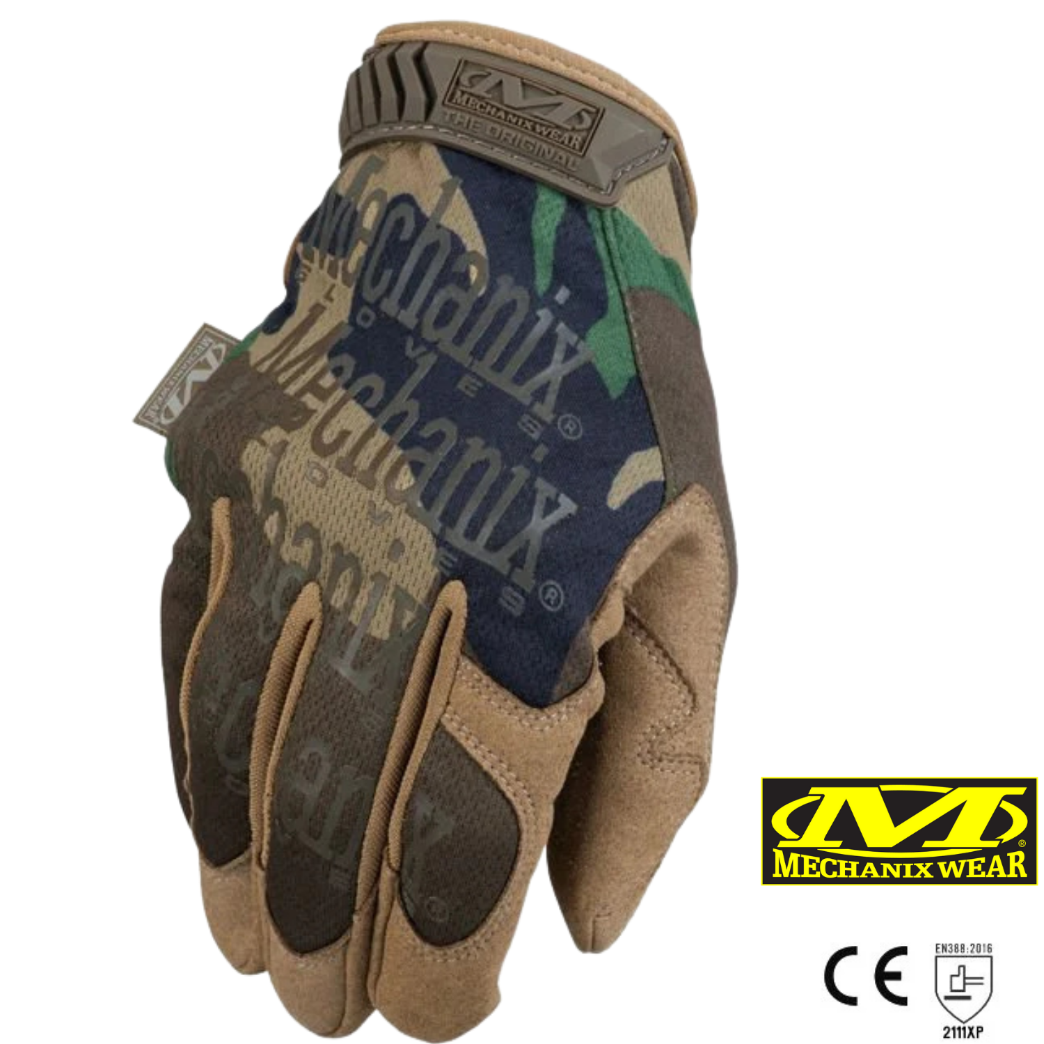Mechanix Wear® Original Woodland Camo Eldiven MG-72
