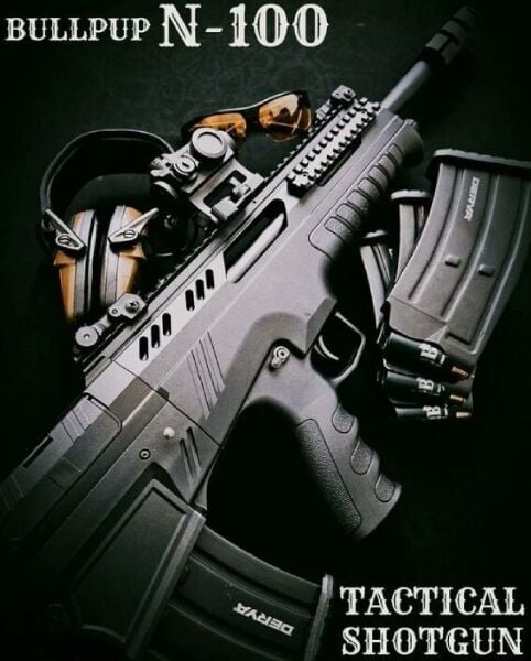 DERYA N-100 SABİT DİPÇİK ŞARJÖRLÜ BULLPUP 12 CAL. YARI OTOMATİK AV TÜFEĞİ