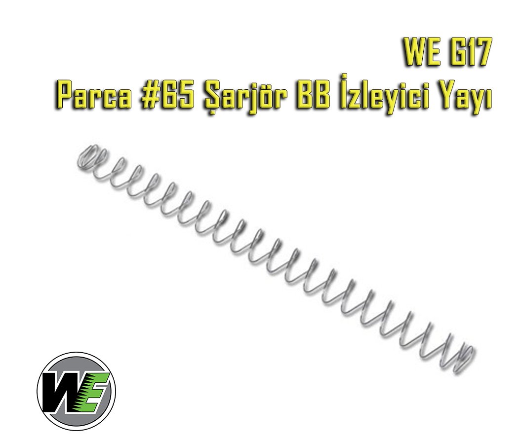 WE G17 - G19  Şarjör BB İtici Yayı Parça No #65
