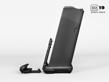 Recover MC19 Glock 19 için Şarjör Klipsi - Siyah