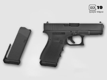 Recover MC19 Glock 19 için Şarjör Klipsi - Siyah