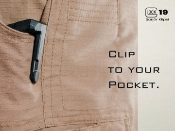 Recover MC19 Glock 19 için Şarjör Klipsi - Siyah