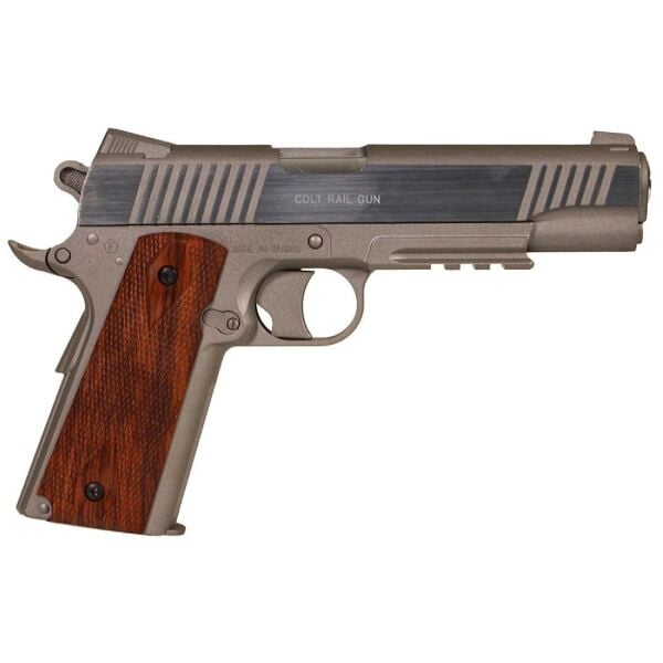 CYBERGUN Colt 1911 Rail Gun Gümüş CO2 NBB Airsoft Tabanca