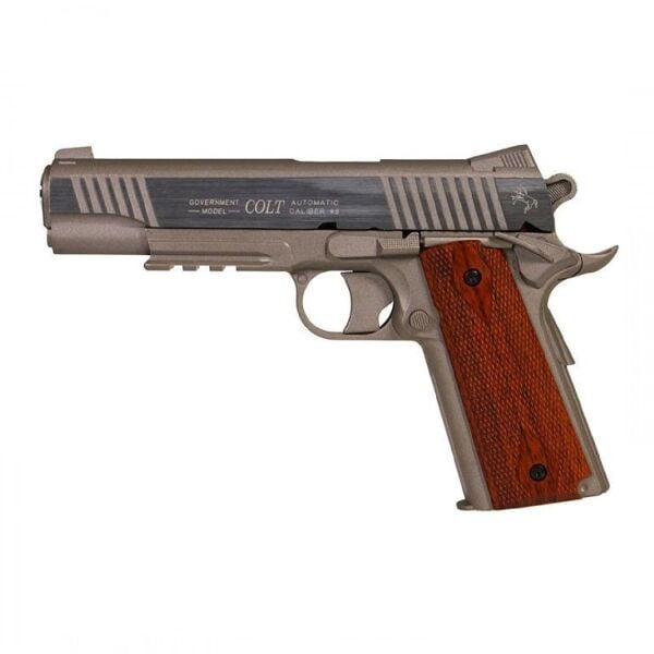 CYBERGUN Colt 1911 Rail Gun Gümüş CO2 NBB Airsoft Tabanca