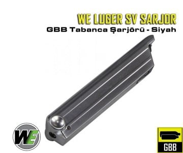 WE LUGER P08 GBB Airsoft Tabanca Şarjörü - Krom