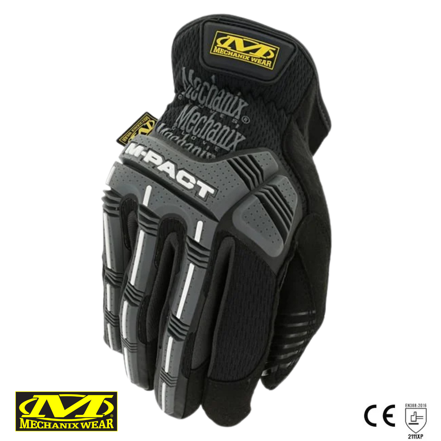 Mechanix Wear® M-Pact Open Cuff Eldiven (Siyah/Gri) MPC-58