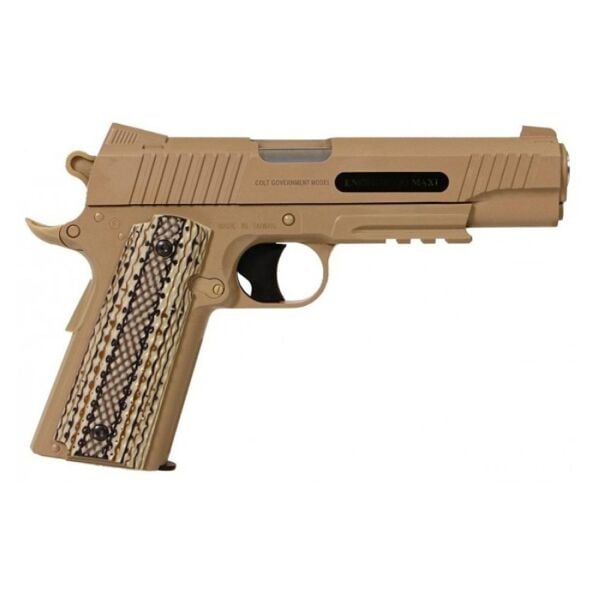 CYBERGUN Colt M45A1 Full Metal Tan CO2 NBB Airsoft Tabanca