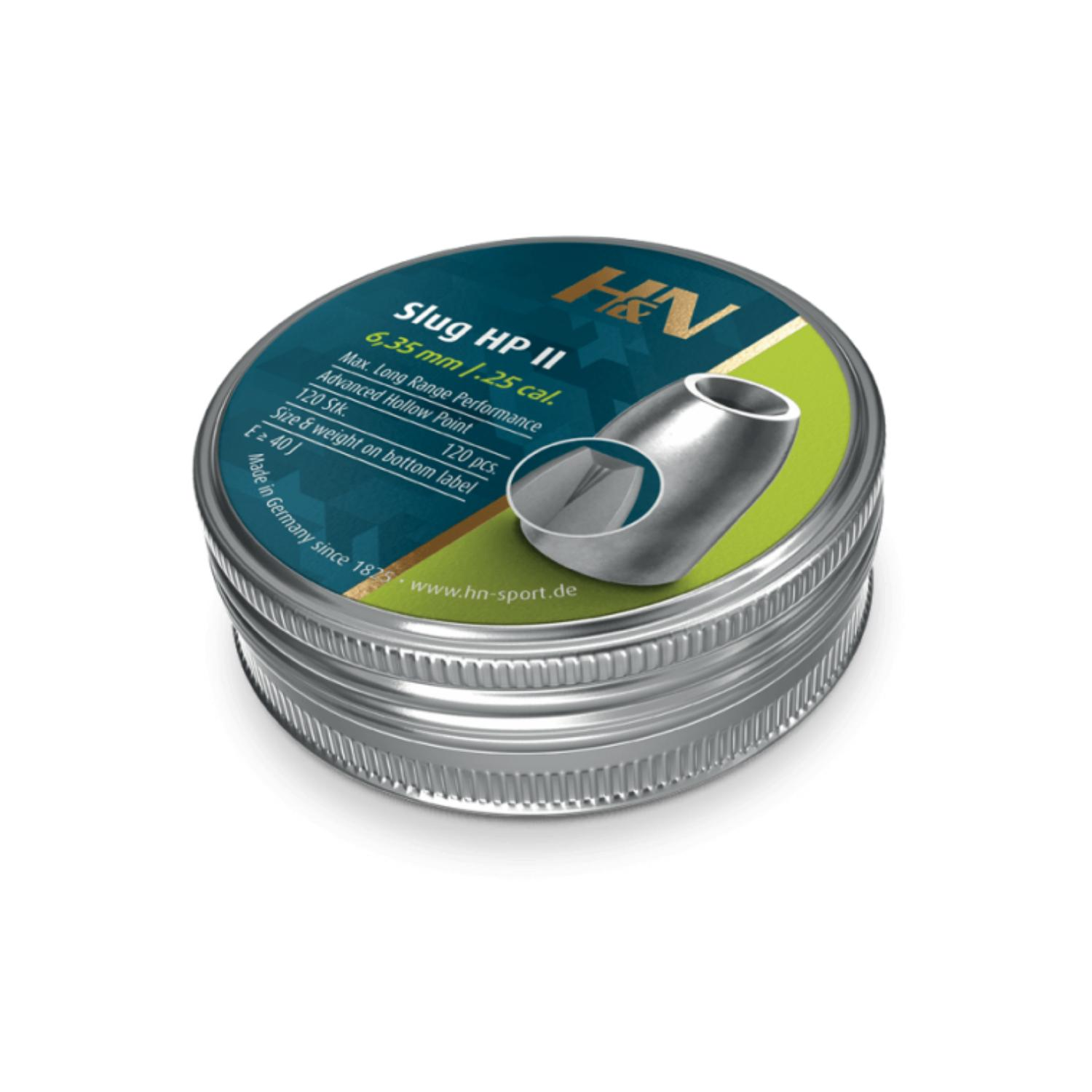 H&N Slug HP II 6,35mm 28gr 120'Li̇ Havalı Saçma