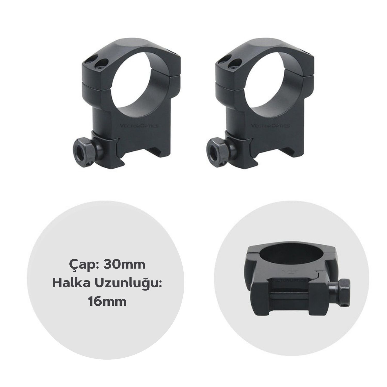 (SCTM-08) 30mm Mark Yüksek Dürbün Ayağı