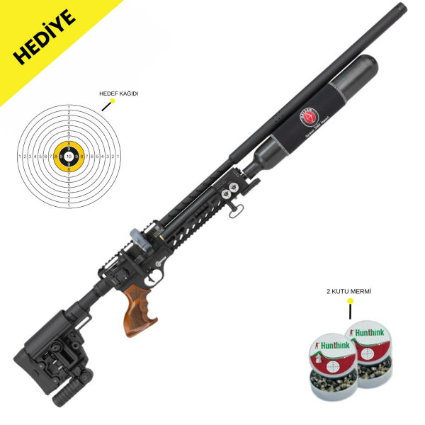 HATSAN FACTOR SNİPER LONG 6,35 MM. PCP HAVALI TÜFEK
