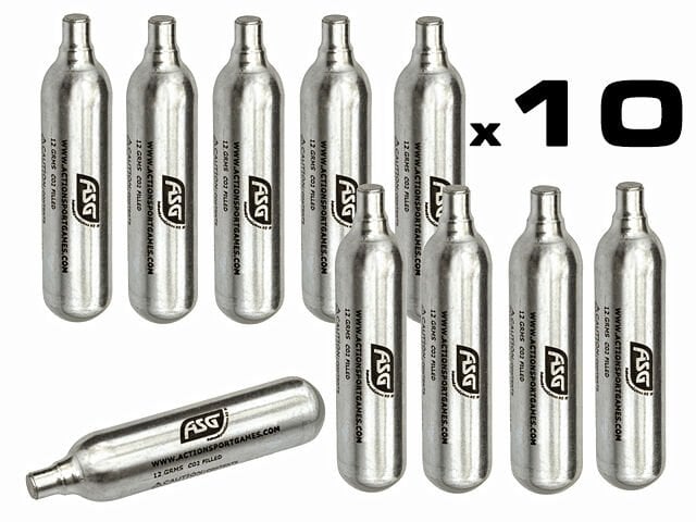 ASG (10'LU SET) 12g CO2 HAVALI TABANCA TÜPÜ