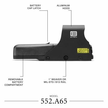 EOTECH 552 MILITARY HWS A65 68 MOA/DOT AA