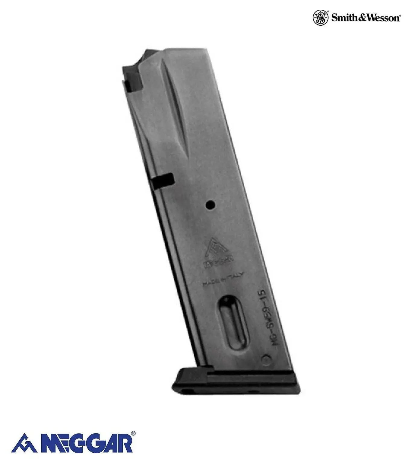 Mec-Gar S&W 5906 9 mm 15'li Siyah Tabanca Şarjörü