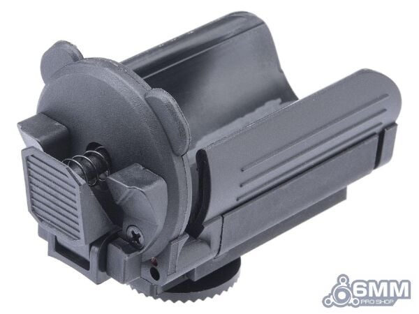 6mmProShop Kompakt Ray Montajlı Single Bomba Atar Airsoft Grenade Launcher