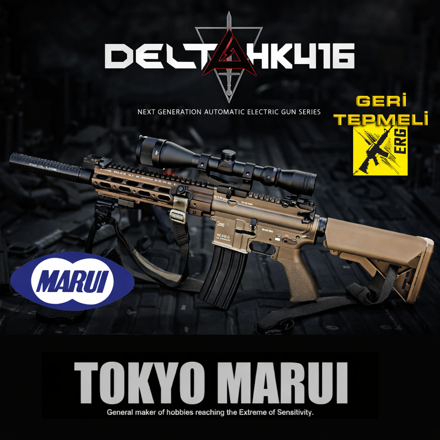 Tokyo Marui  HK416 DELTA Custom Geri Tepmeli