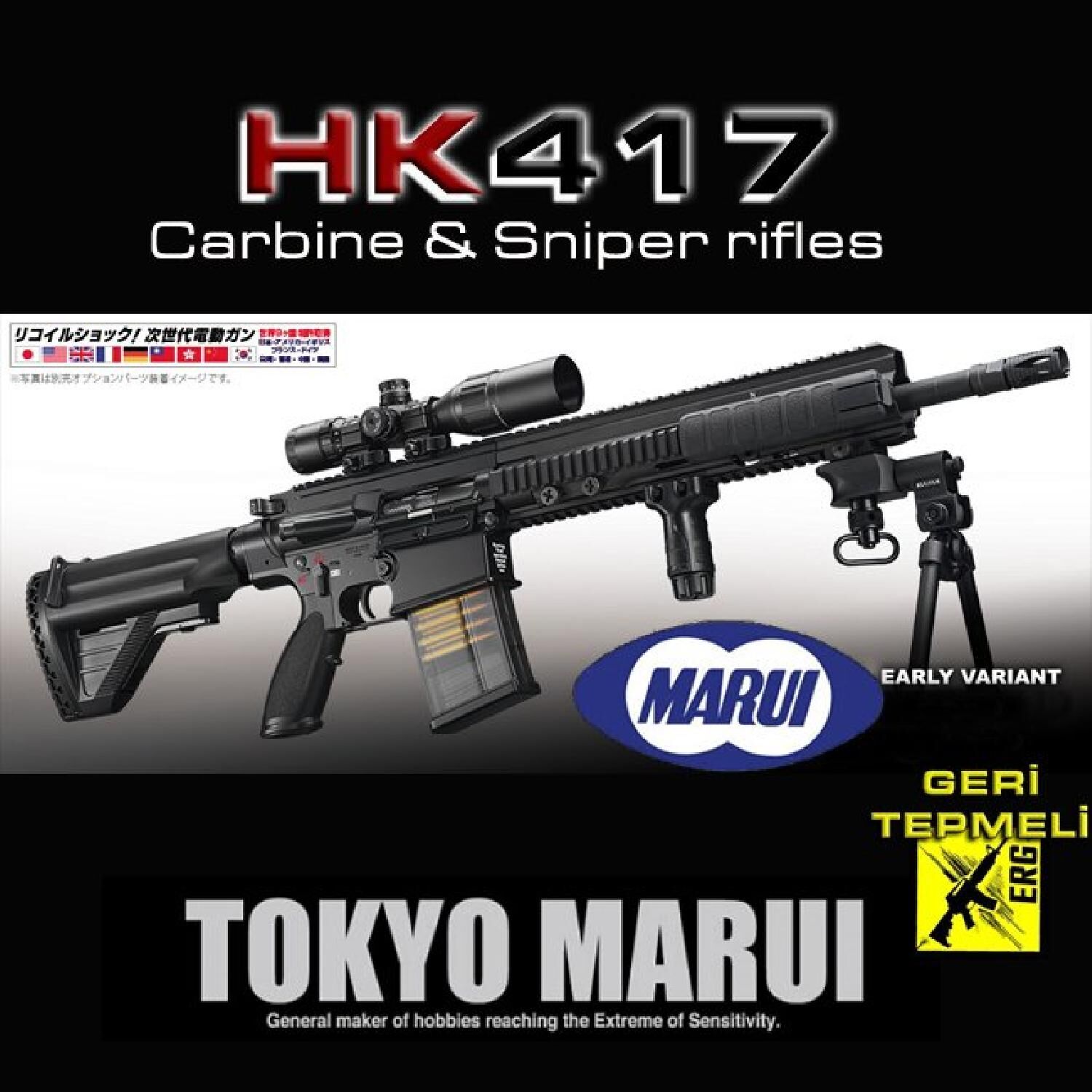 Tokyo Marui HK417 Next Gen EBB Geri Tepmeli Airsoft Tüfek