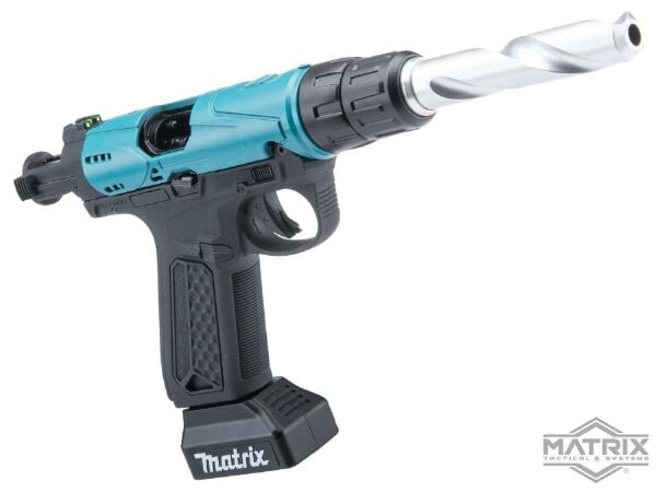 Action Army AAP-01 ''Drill'' Custom Airsoft Gas Blowback Tabanca Matrix Mavi