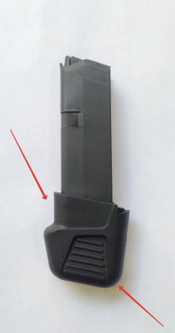 Zavod Glock 42 +2 Şarjör Kapasite Arttırıcı