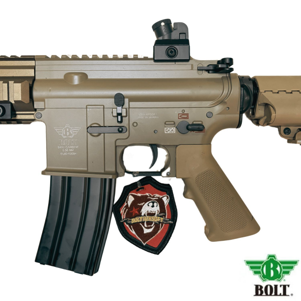 BOLT HK416 DEVGRU EXT BRSS Carbine Gerçekçi Tepmeli Tan AEG Airsoft Tüfek