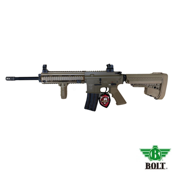 BOLT HK416 DEVGRU EXT BRSS Carbine TAN - Gerçekçi Tepmeli Airsoft Tüfek - Tan