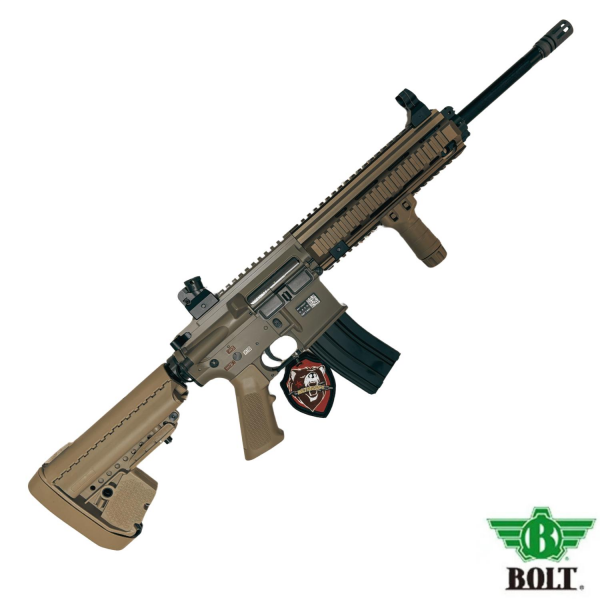 BOLT HK416 DEVGRU EXT BRSS Carbine TAN - Gerçekçi Tepmeli Airsoft Tüfek - Tan