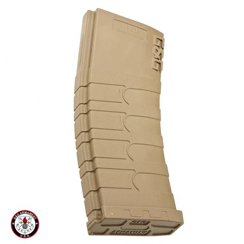 GG M4 M16 120BB MidCap Polimer Şarjör - TAN