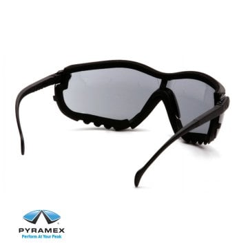 PYRAMEX V2G GRİ ANTI-FOG BALISTIK GÖZLÜK EGB1820ST - Siyah Çerçeve