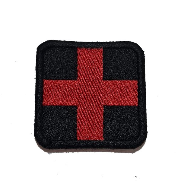 MEDIC İLK YARDIM PATCH - SİYAH - KIRMIZI