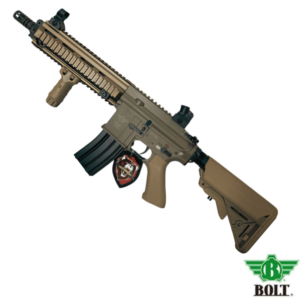 BOLT HK416 DEVGRU BRSS TAN Gerçekçi Tepmeli Airsoft Tüfek