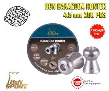 HN Baracuda Hunter 4.5mm Havalı Saçma - 9.57gr - 0.67g - 200Adet