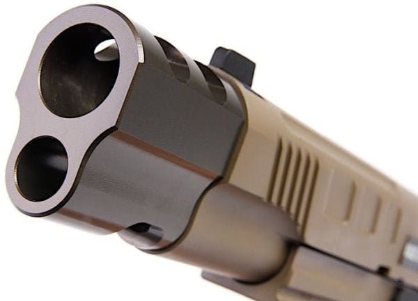 KJW KP-16 MODERN COLT 1911 GBB TAN AIRSOFT GBB REPLIKASI