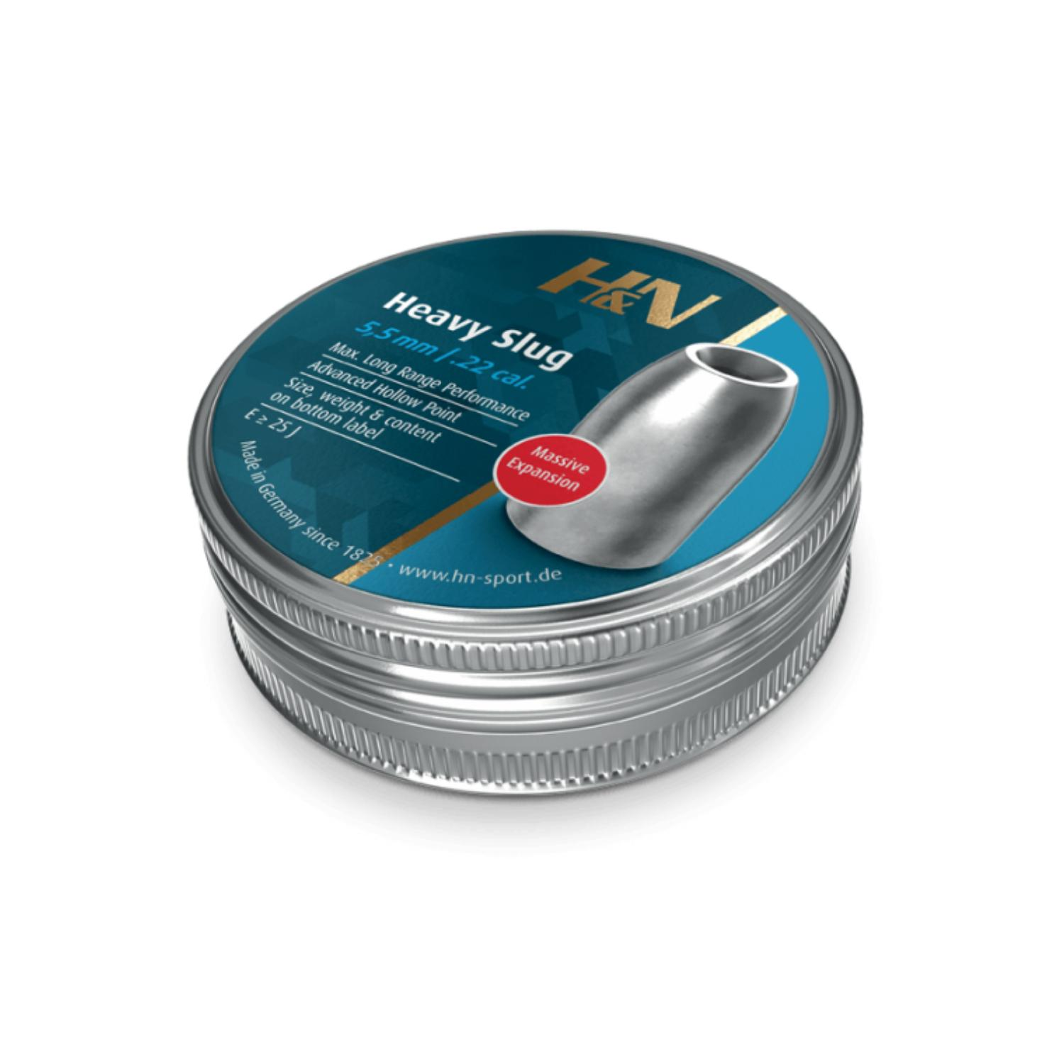 H&N Heavy Slug 5,51mm 36gr 150'Li̇ Havalı Saçma