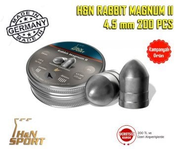 HN Rabbit Magnum II 4.5 mm Havalı Saçma -  15.74gr - 1.02g - 200Adet