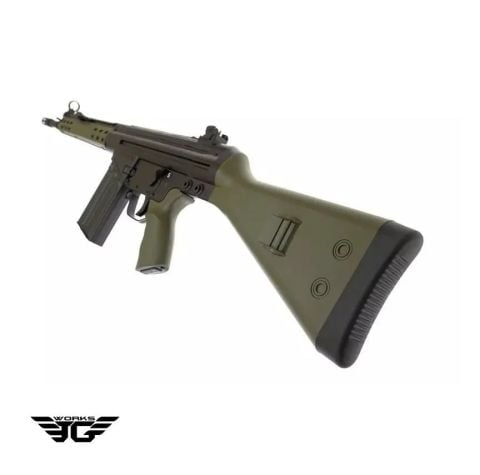 JG T3-K3 G3 Full Size Airsoft AEG Sniper Tüfek - OD Yeşil