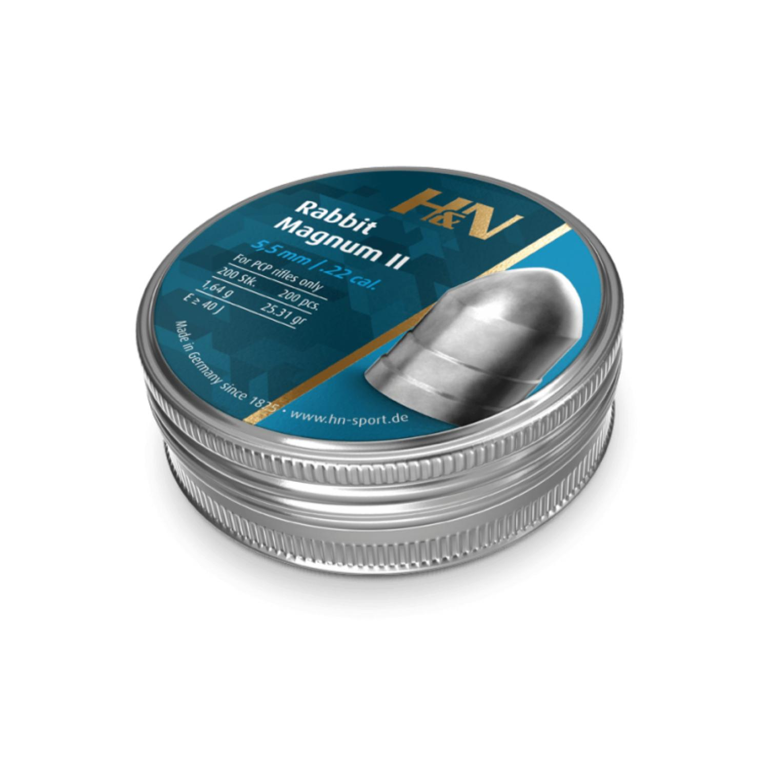 H&N Rabbit Magnum II 5,50mm 25.31gr 200'lü Havalı Saçma