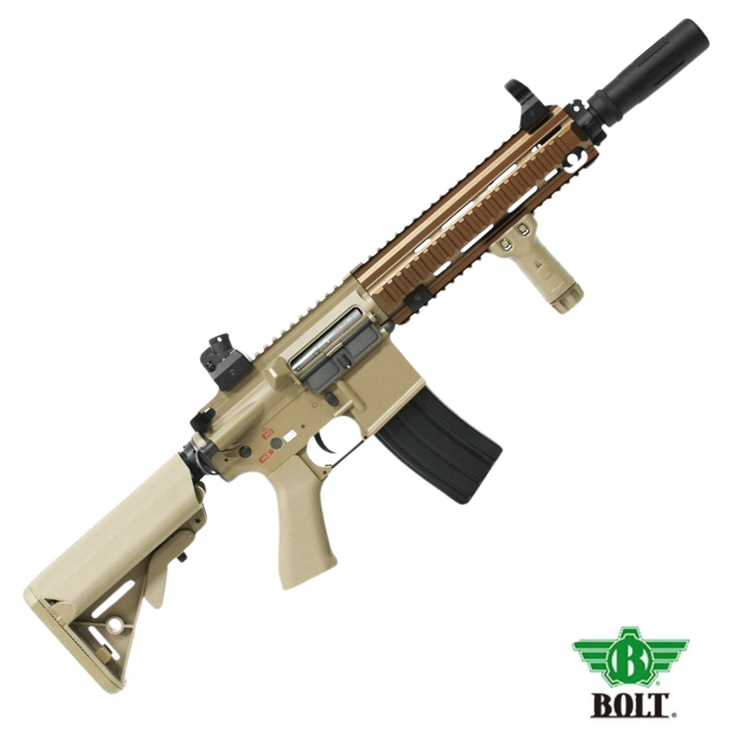 BOLT 416 DEVGRU SILENCER BRSS Gerçekçi Tepmeli Airsoft Tüfek TAN