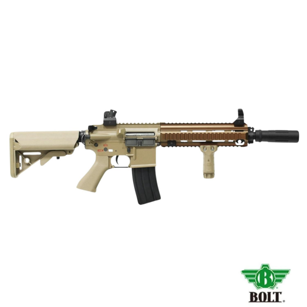 BOLT 416 DEVGRU SILENCER BRSS Gerçekçi Tepmeli Airsoft Tüfek TAN