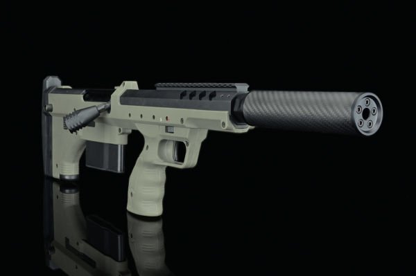 Silverback Airsoft Carbon Susturucu, ORTA 24mm CW