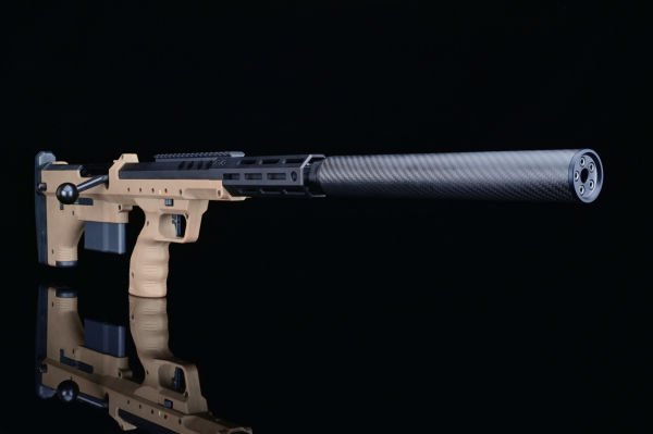 Silverback Airsoft Carbon Susturucu XL, 24mm CW