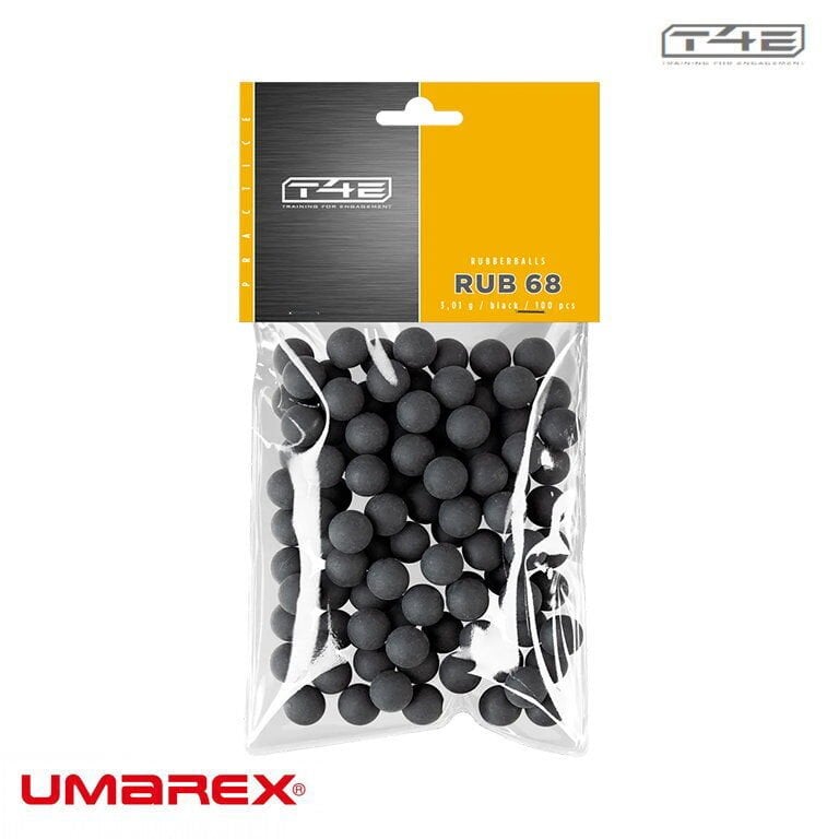 UMAREX T4E Practice Rubber BB 68 cal. (Eğitim İçin Kauçuk Top)