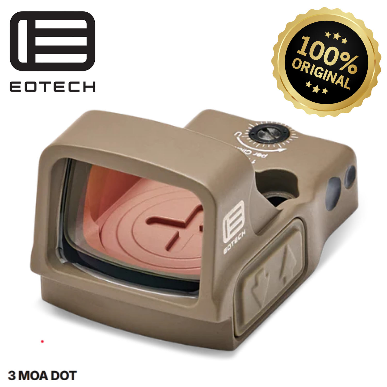 EoTech EFLX® Mini Reflex Sight TAN 3Moa Red Dot Nişangah  (EFLX3RWTAN)