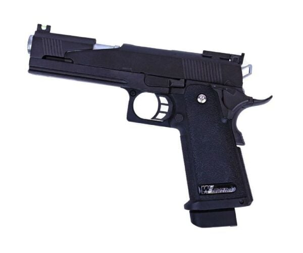WE Black Dragon Hi-Capa 5.1'' Siyah GBB Airsoft Tabanca