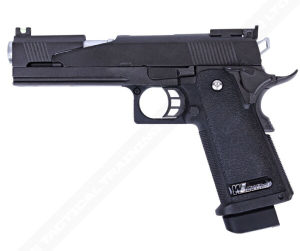 WE Black Dragon Hi-Capa 5.1'' Siyah GBB Airsoft Tabanca