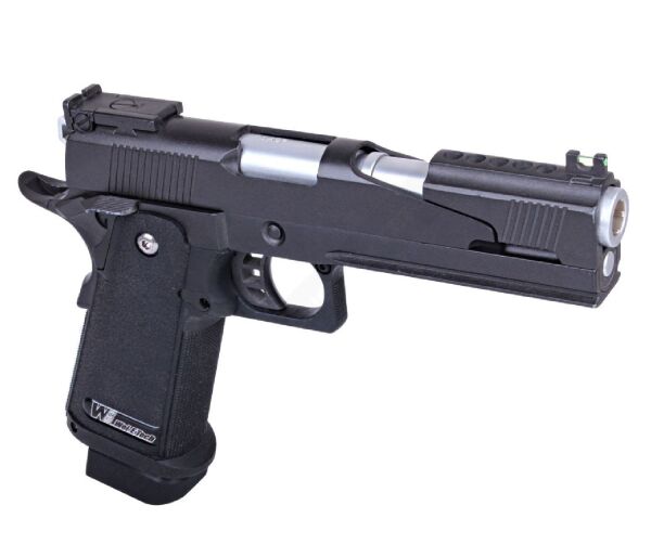 WE Black Dragon Hi-Capa 5.1'' Siyah GBB Airsoft Tabanca
