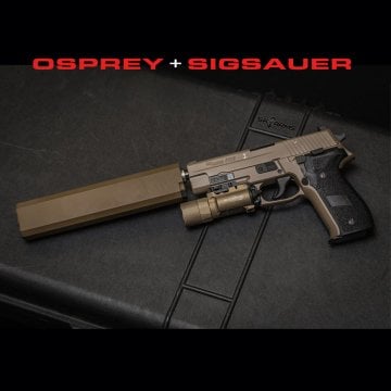 ISG Kısa Osprey Susturucu Replika-Çöl Rengi 18.5cm