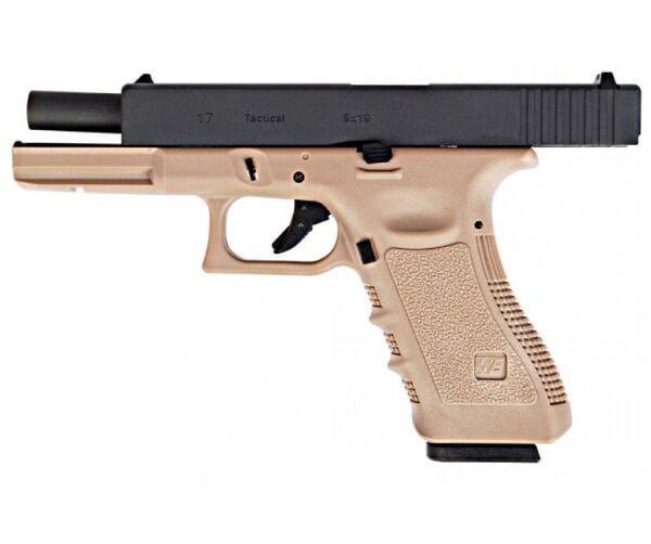 WE G17 GLOCK 17 GEN3 TAN GBB Airsoft Tabanca