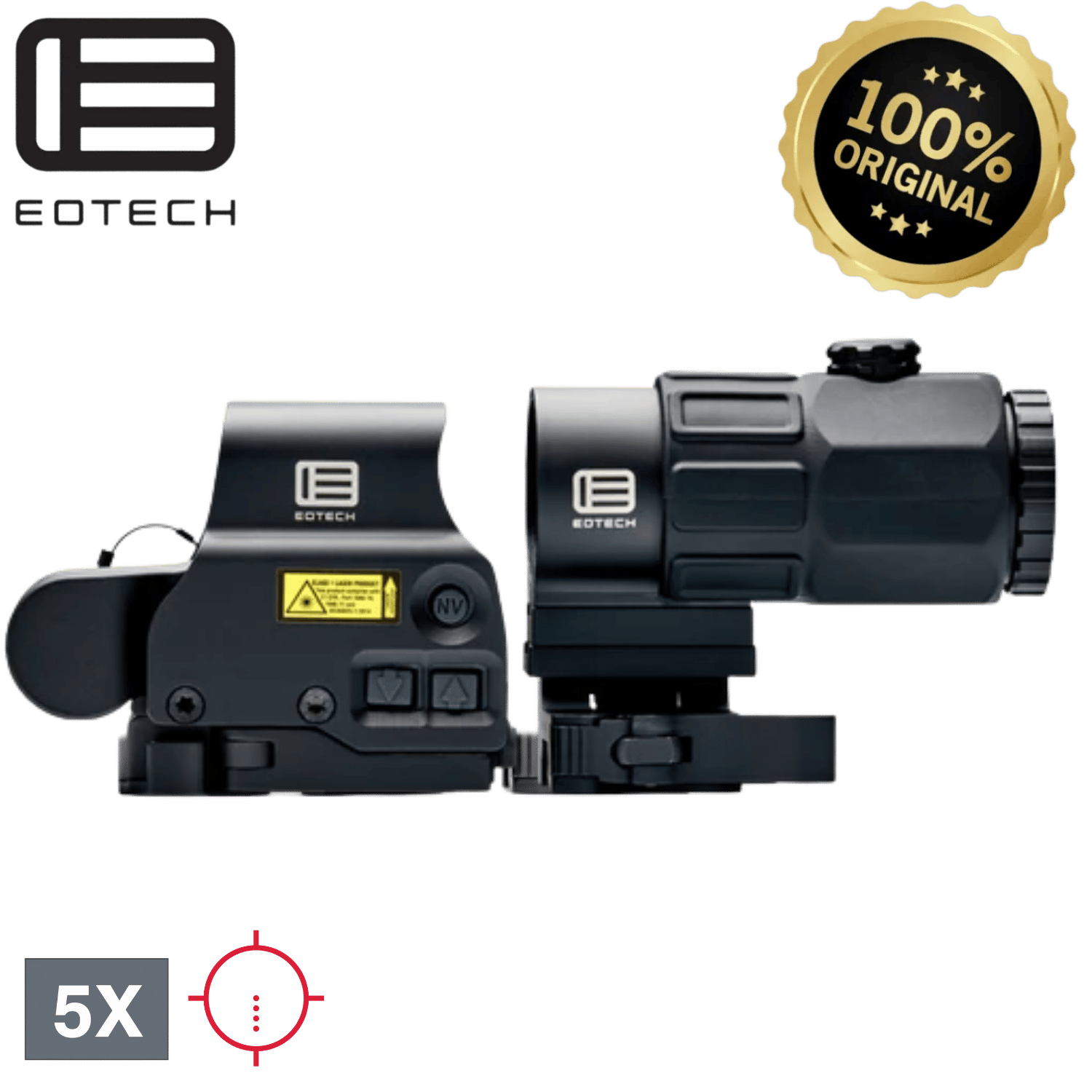EoTech HHS® V EXPS3-A Red Dot Sight & G45 Magnifier Kombo Set