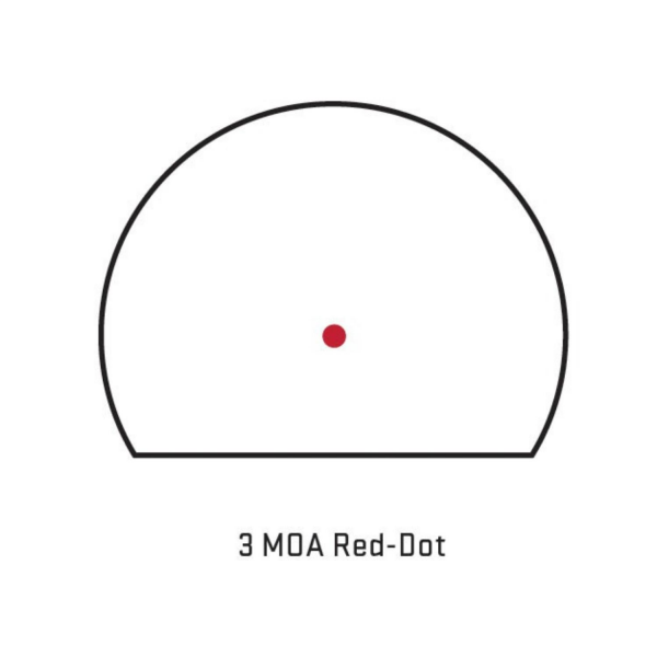 SIG SAUER SOR31002 ROMEO3 1X25MM 3MOA RED DOT 040.004.017