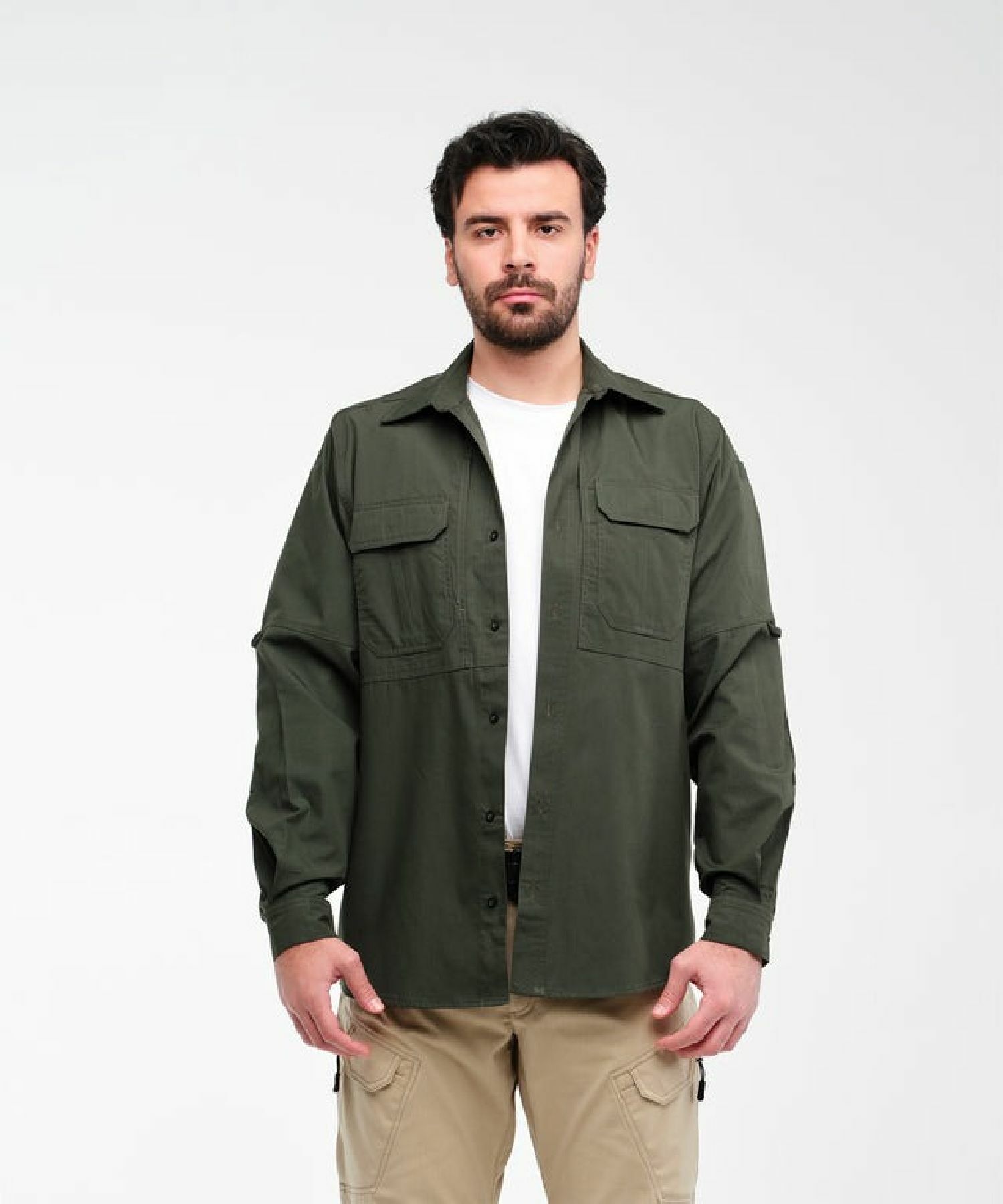 SS Tactical Kışlık Koruma Gömlek Haki SS Tactical Kışlık Koruma Gömlek HakiS M